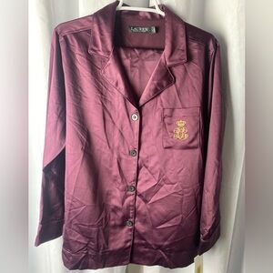 RALPH LAUREN silky pajamas.